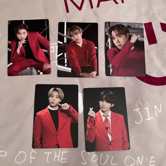 OFFICIAL BTS MOTS ON:E PHOTOCARDS SET #6 5 MEMBERS ONLY - Picture 1 of 2